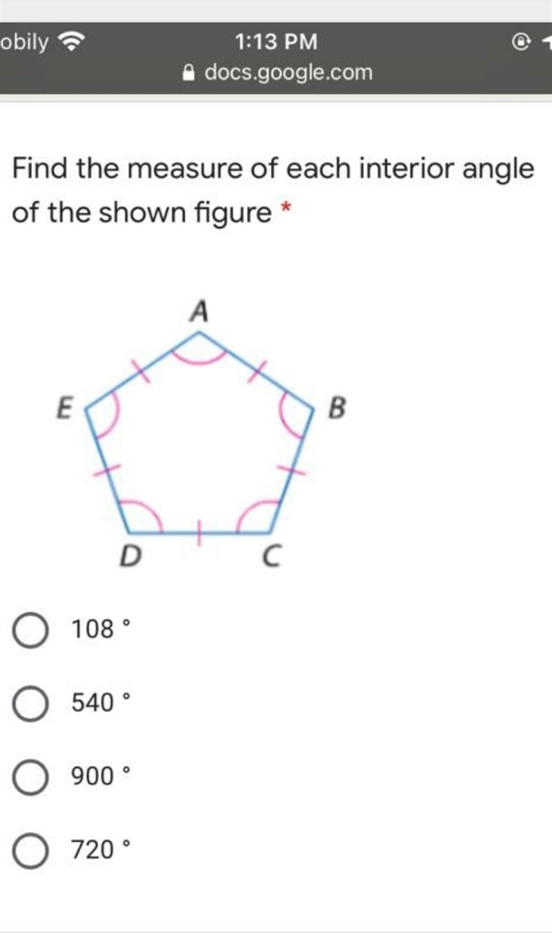 Find the measure of each interior angle of the shown figure *​-example-1