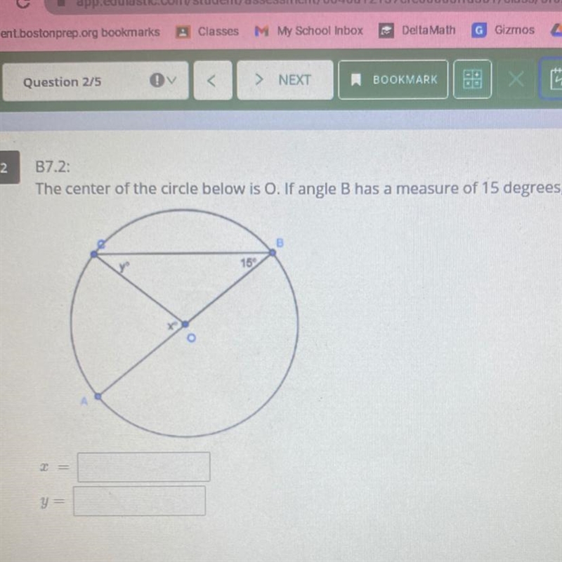 Find the value of x and y-example-1