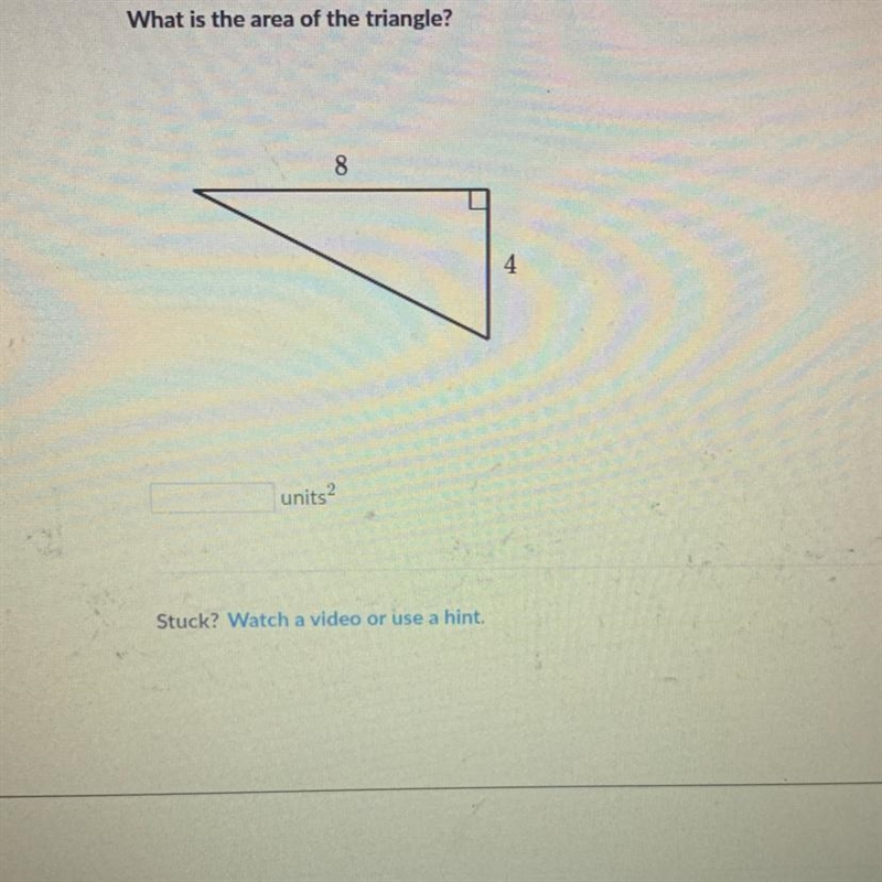 What is the area of the triangle-example-1