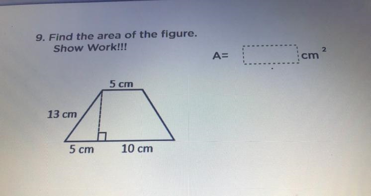 Find the area of the figure-example-1