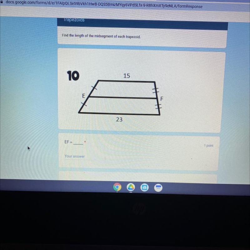 Find the length of each trapezoid.-example-1