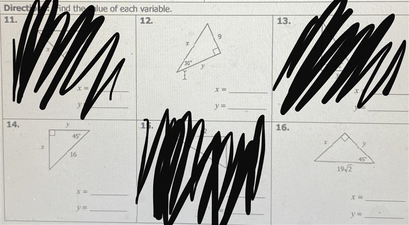 Find the value of each variable-example-1