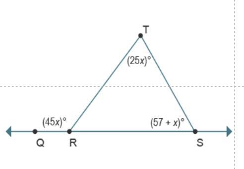 Given the angle values, solve for x.-example-1