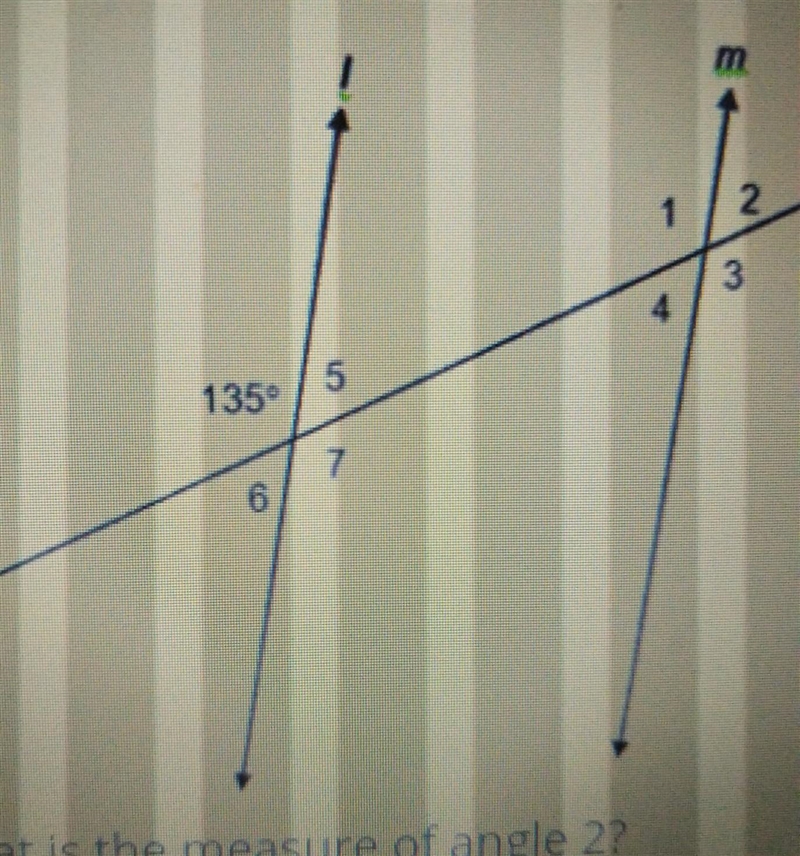 What is the measure of angle 2​-example-1