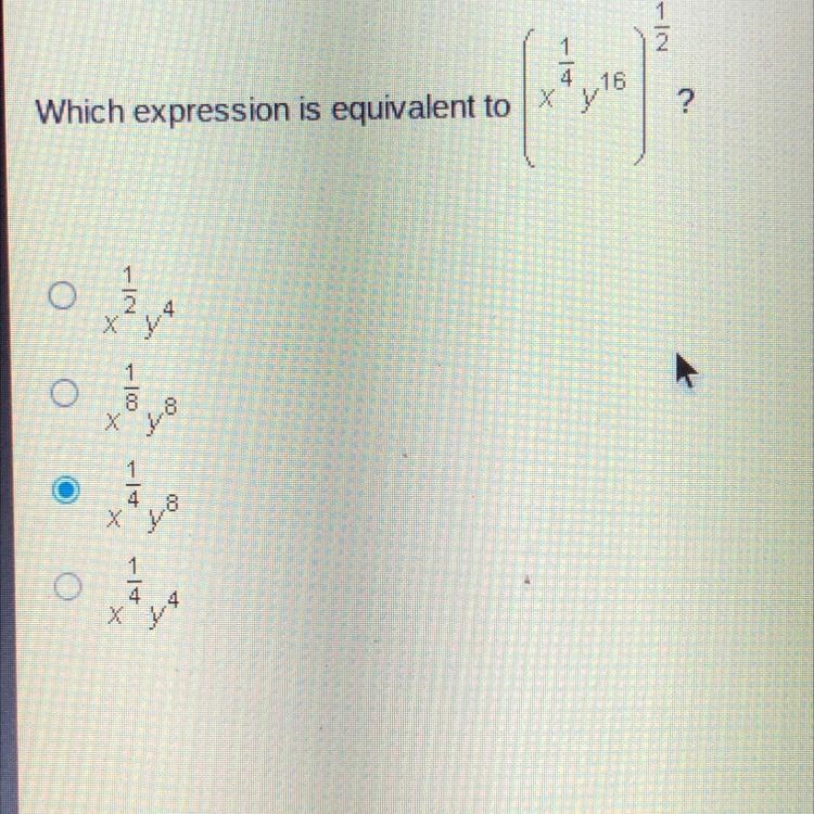 Help! Which expression is equivalent? On edge-example-1