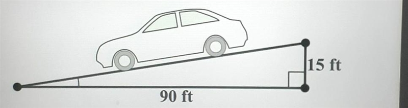 According to ADA guidelines, at most, an incline can be 8.5°. Is the following incline-example-1