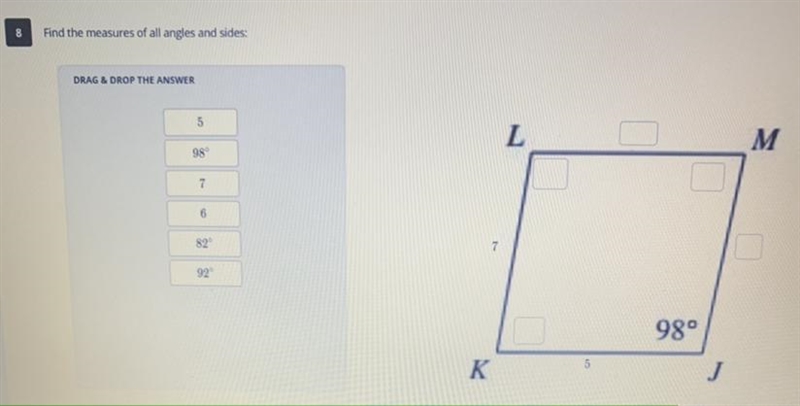 Find the measures of all angles and sides help-example-1