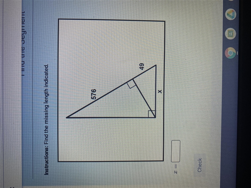 Find the missing length indicated-example-1