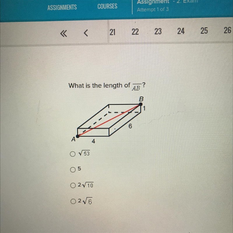 What is the length of ab?-example-1