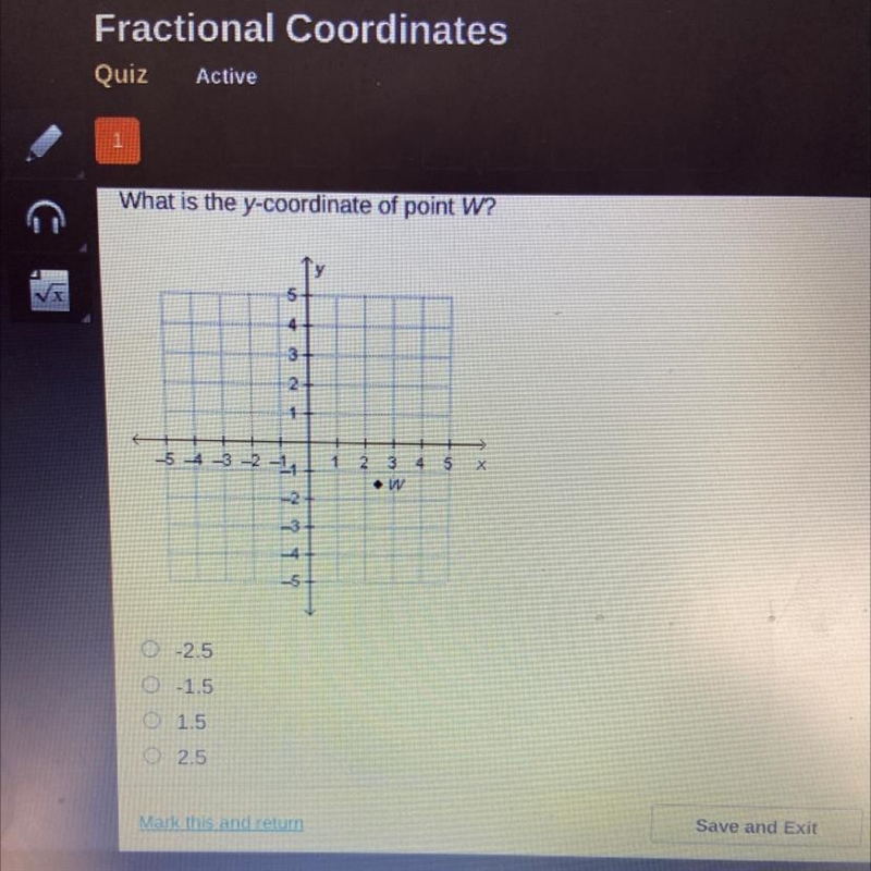 What is the y-coordinate of point W?-example-1