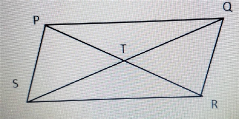 Quadrilateral PQRS is parallelogram.What is the length of the diagonal SQ? ST=x^2-8 TQ-example-1