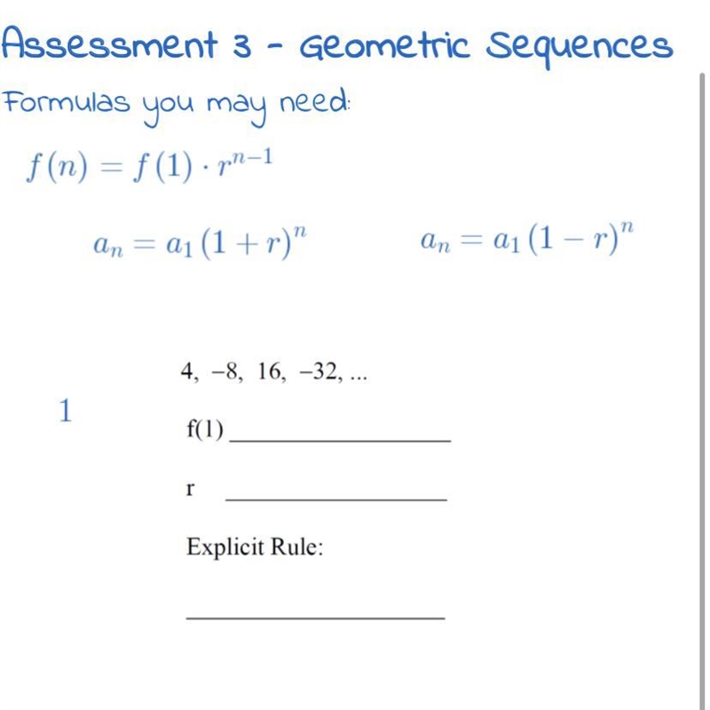 I need help!! Please solve theses using formulas and please explain.-example-1