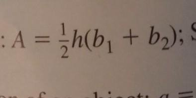 In exercises 1-2, solve the formula for the indicated variable. 1: Surface area of-example-1