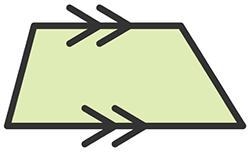 Which shape has no parallel sides?-example-1