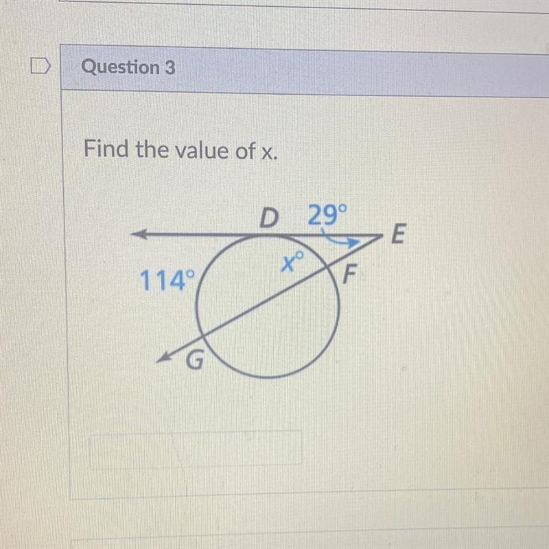 Find the value of x. Please I need help!!!-example-1