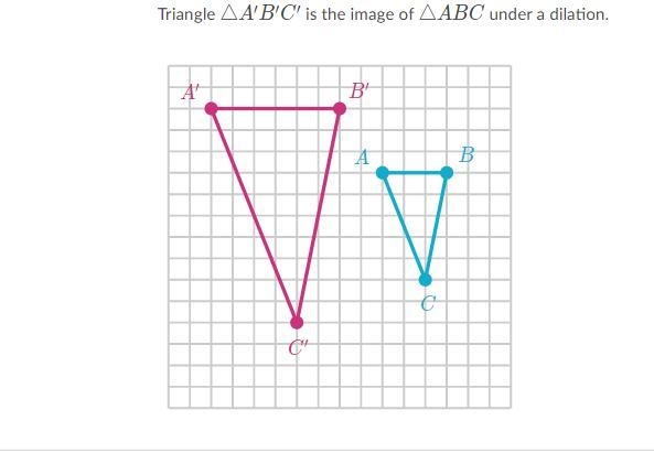 What is the scale factor of the dilation? PLEASE BE CORRECT-example-1