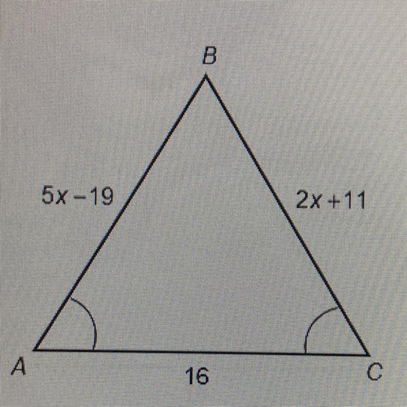 Find the perimeter of triangle ABC. A. 10 B. 31 C. 47 D. 78-example-1