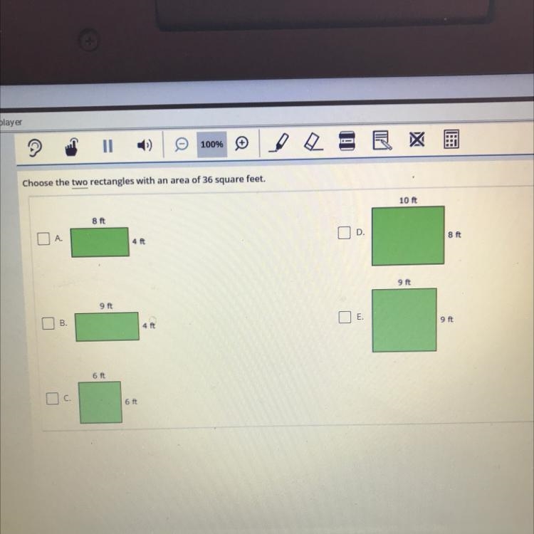 Help pls Choose the two rectangled-example-1