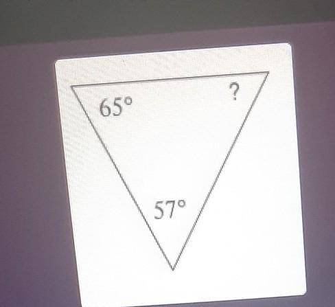 Find the missing angle. Answer choices: 123 58 122 115​-example-1