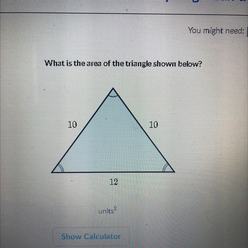 What is the area of the triangle?-example-1