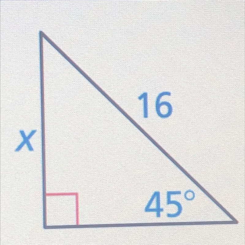 What is the value of x? If your answer is not an integer, express it in simplest radical-example-1