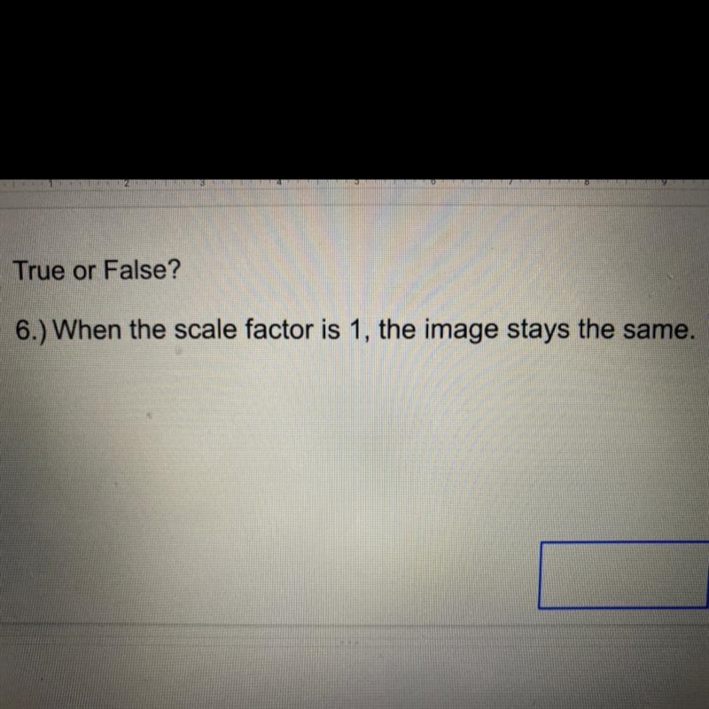 EASY TRUE OR FALSE QUESTION-example-1