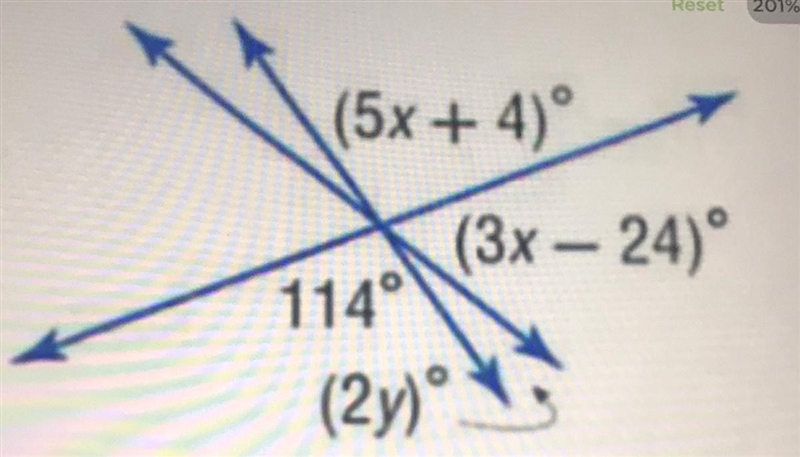 Find the value of X and Y Pls provide explanation-example-1