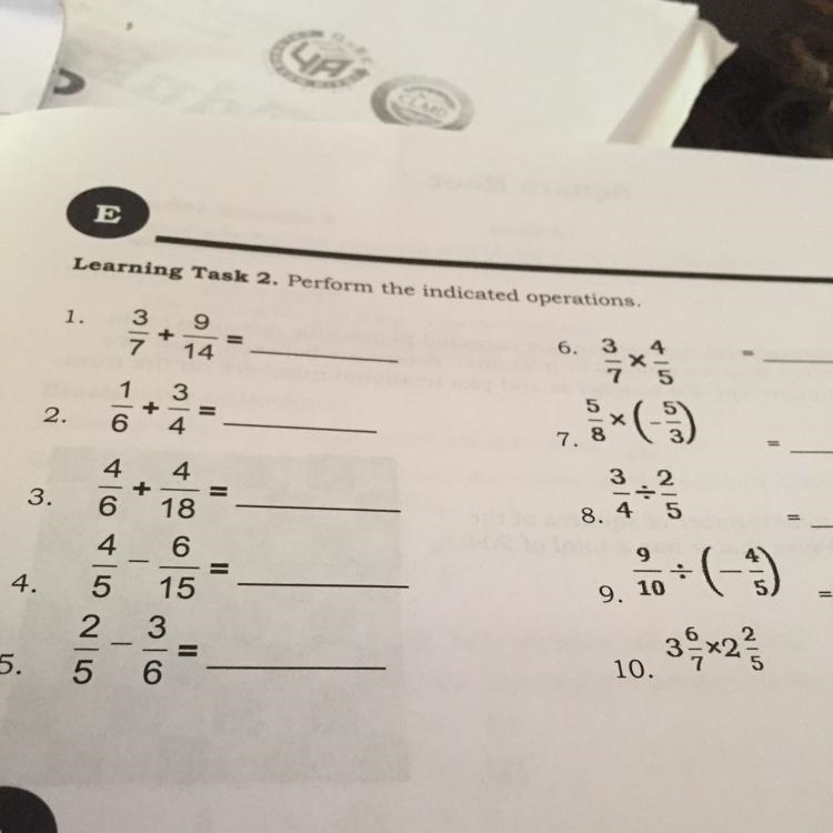 Perform the indicate operations pls good answer this is all my points-example-1