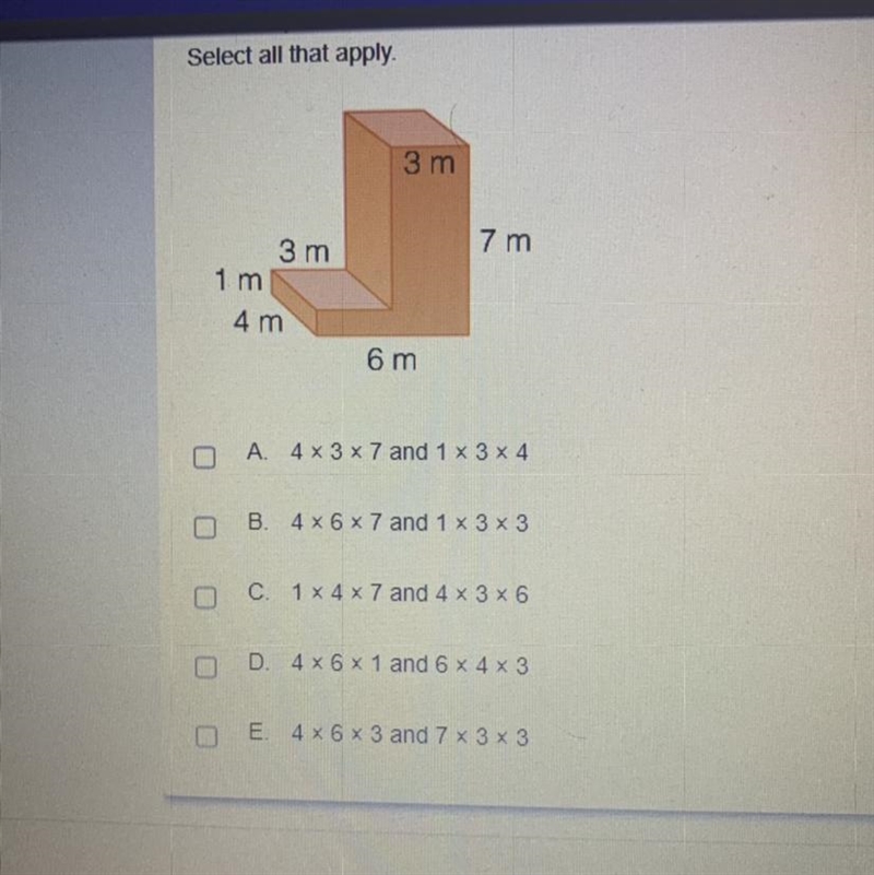 What is the volume of the solid figure? help pls-example-1