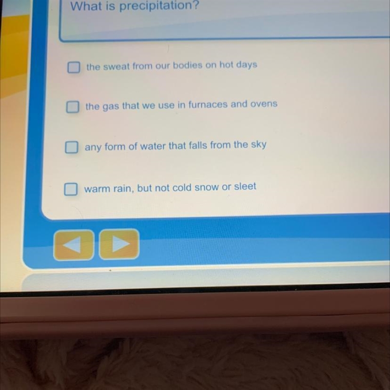 What is precipitation !!! Plsss answer todayyyy-example-1