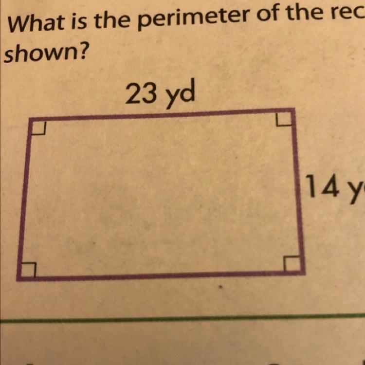 What is the perimeter of the rectangle shown?-example-1