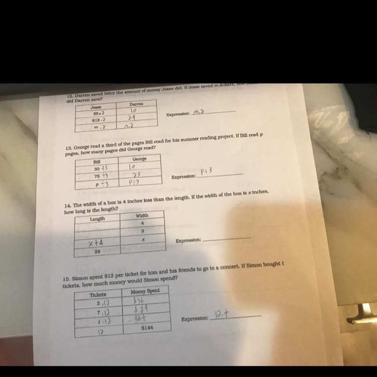 PLS HELP ASAP THIS IS DUE IN 10 MINUTES I ONLY NEED HELP WITH 14-example-1