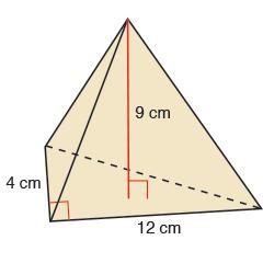 Find the volume of the pyramid. Please Help!-example-1