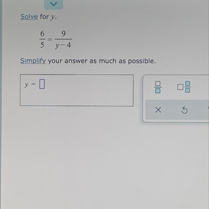 Help please ! solve for y and simplify the answer-example-1