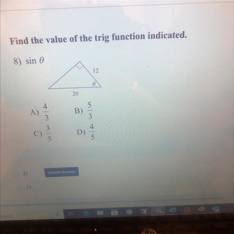 Find the value of the trig functions indicated-example-1