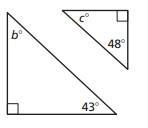 Tell whether the triangles are similar.-example-1