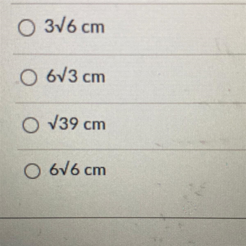 Please !!!!! The diagonal of a rectangle is 8 cm long and the height of the rectangle-example-1