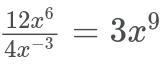 When you divide with negative exponents, you divide the rational numbers like normal-example-1