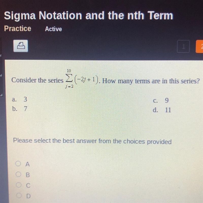 Consider the series 10 j-2 (-2j+1)￼-example-1