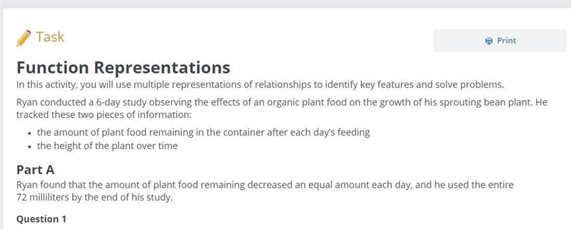 Function Representations In this activity, you will use multiple representations of-example-1