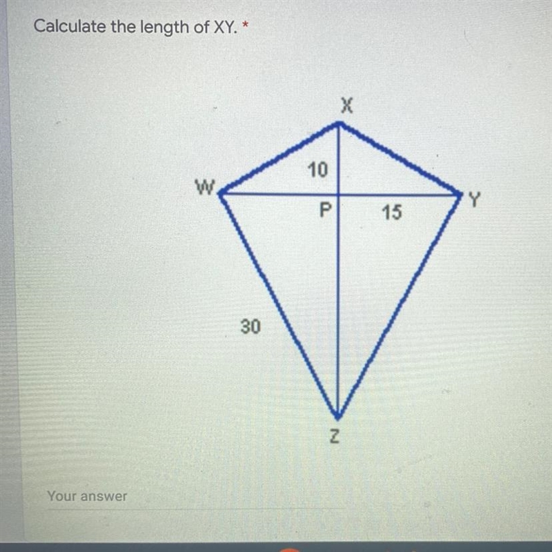 Calculate the length of XY-example-1