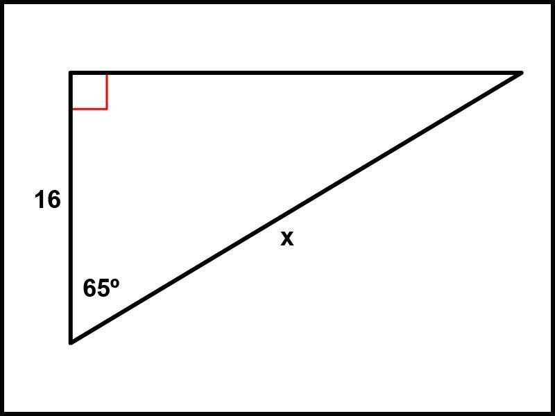 Find the missing side. Round your answer to the nearest tenth.-example-1