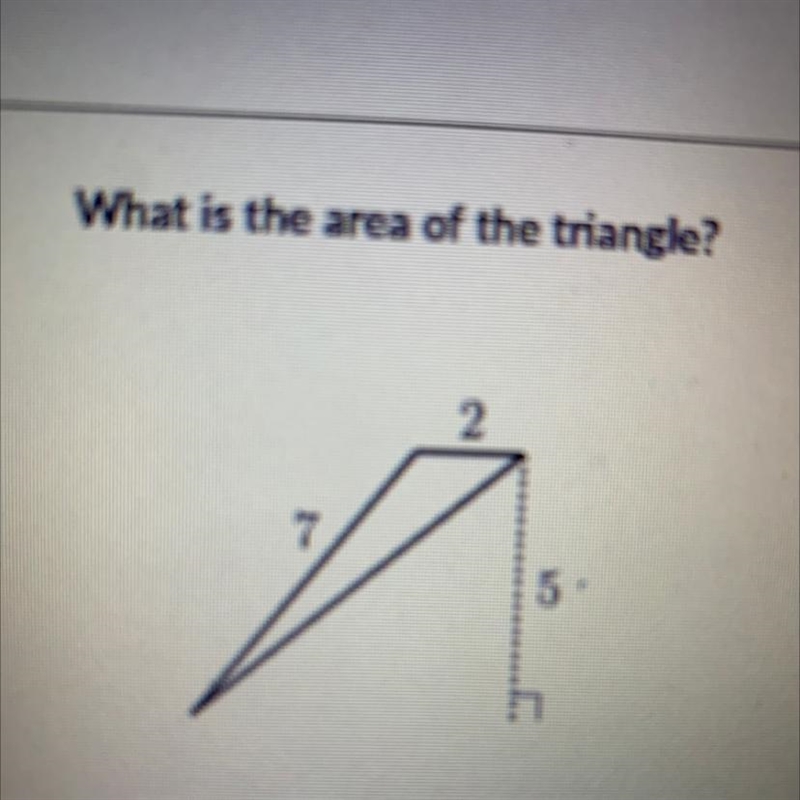 What is the area of the triangle?-example-1