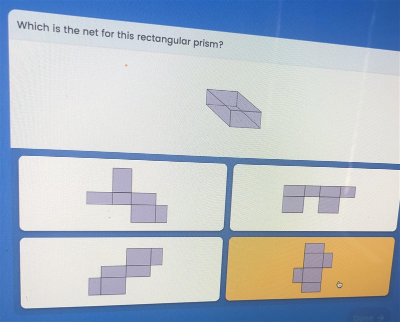 Which is the net for this rectangular prism-example-1