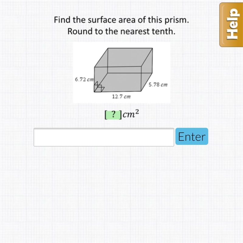 Find the surface area of this prism. geometry hw-example-1