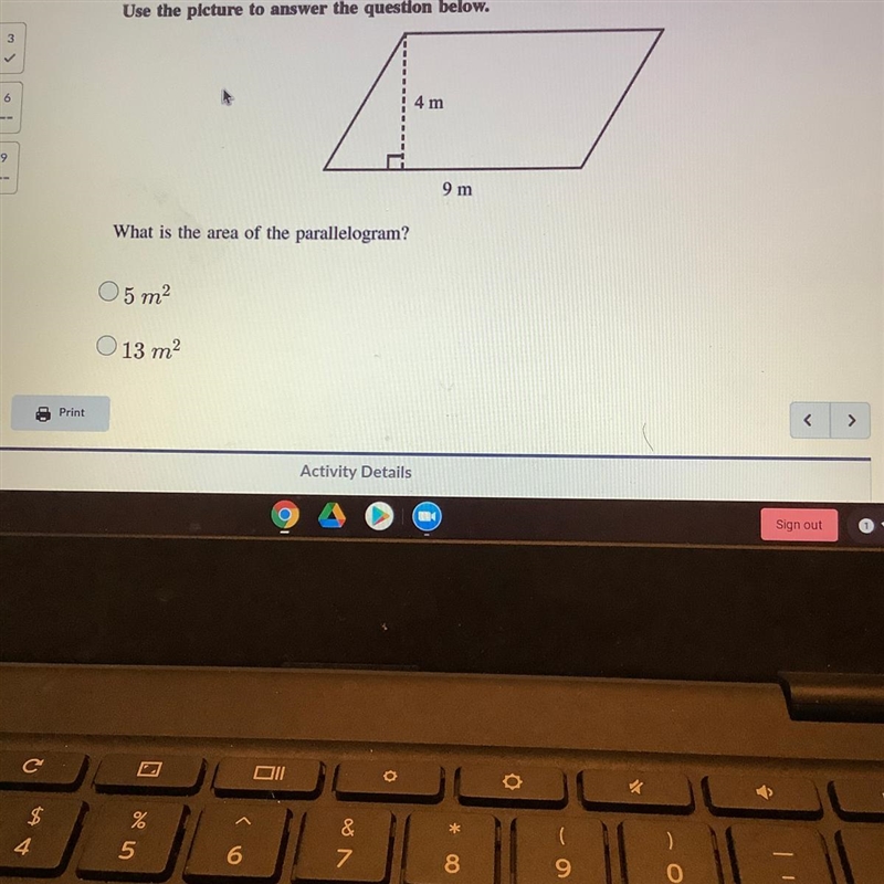 C is 26 m2 and d is 36 m2-example-1