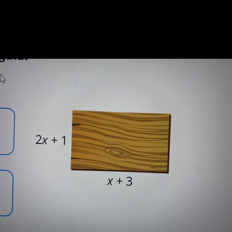 What is the area of the rectangular piece of wood?-example-1