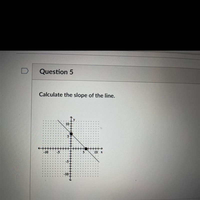 Calculate the slope of the line. Use pic ty-example-1