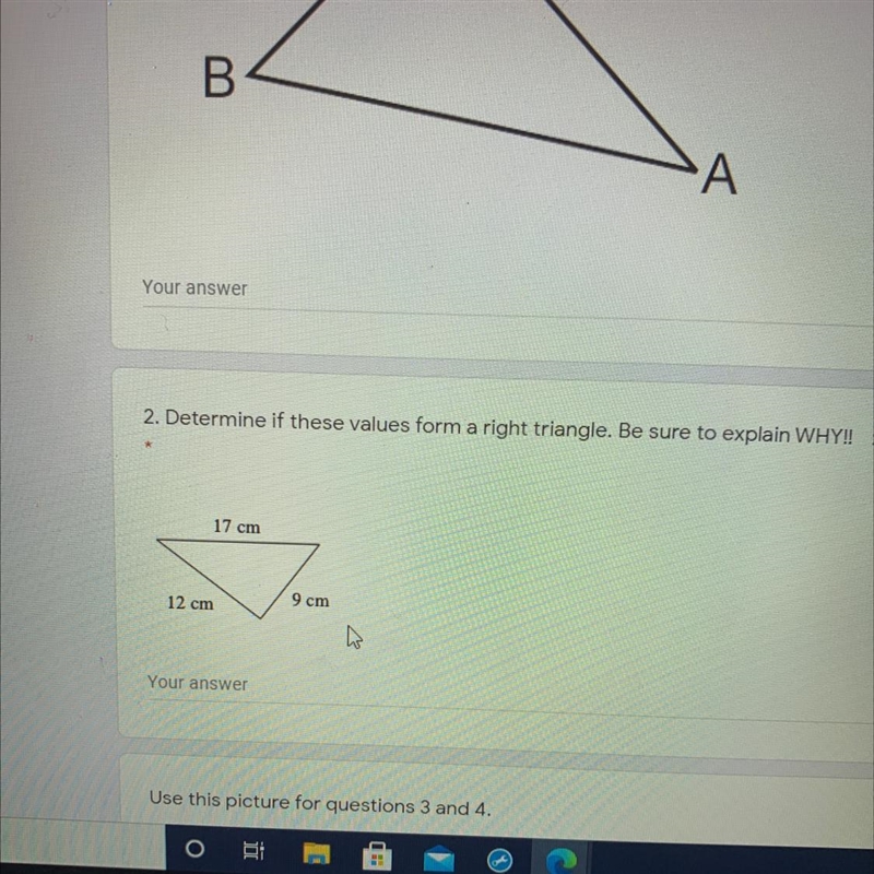 Determine if these values form a right triangle. E-example-1