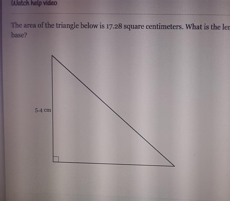 Kinda left explainitory but I need help with finding the base ​-example-1